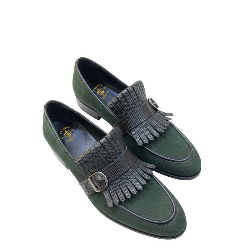 Royale Fringe Buckle Loafers