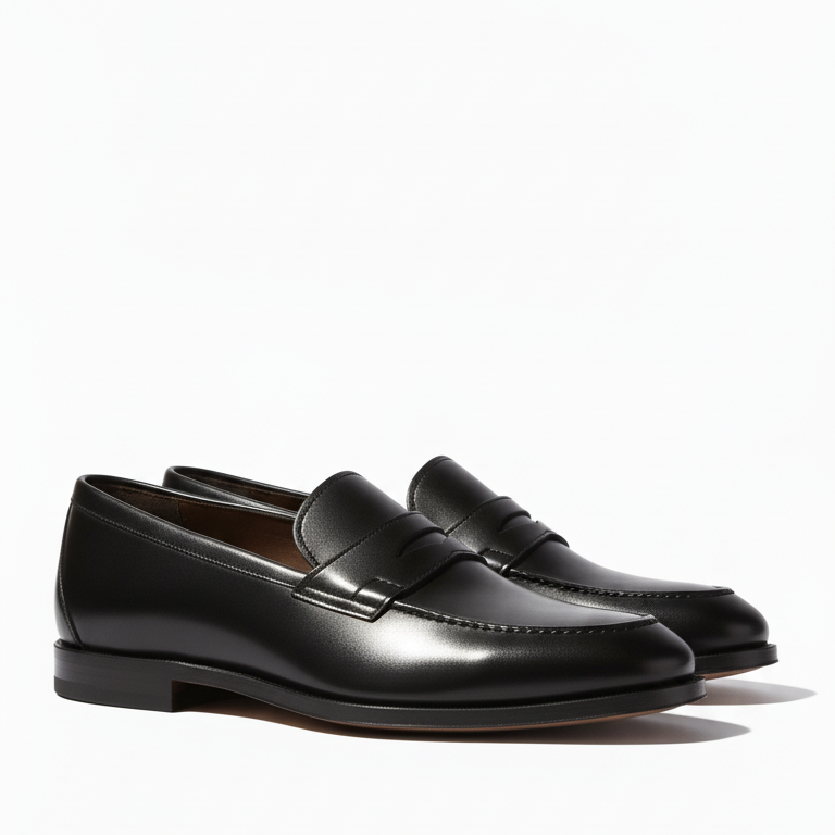 Classic Penny Black Loafer