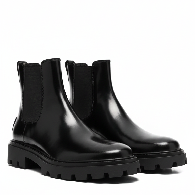 Chunky Sole Chelsea Boots