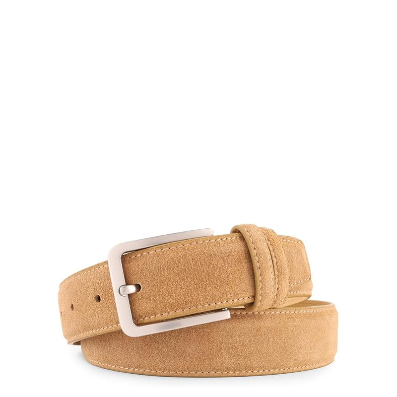 Classic Suede Leather Grey Belt