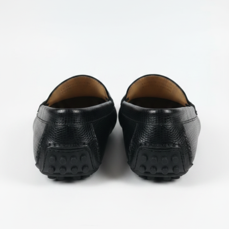 Imperio Lizard Texture Driving Loafers