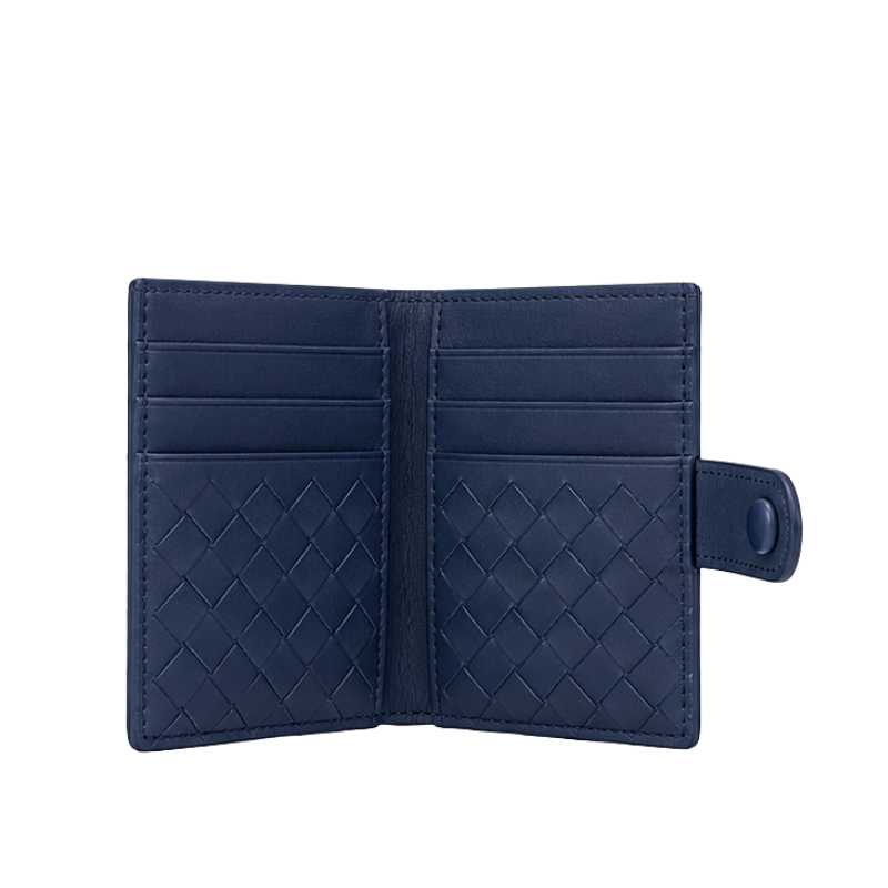 Intrecciato Snap Card Wallet