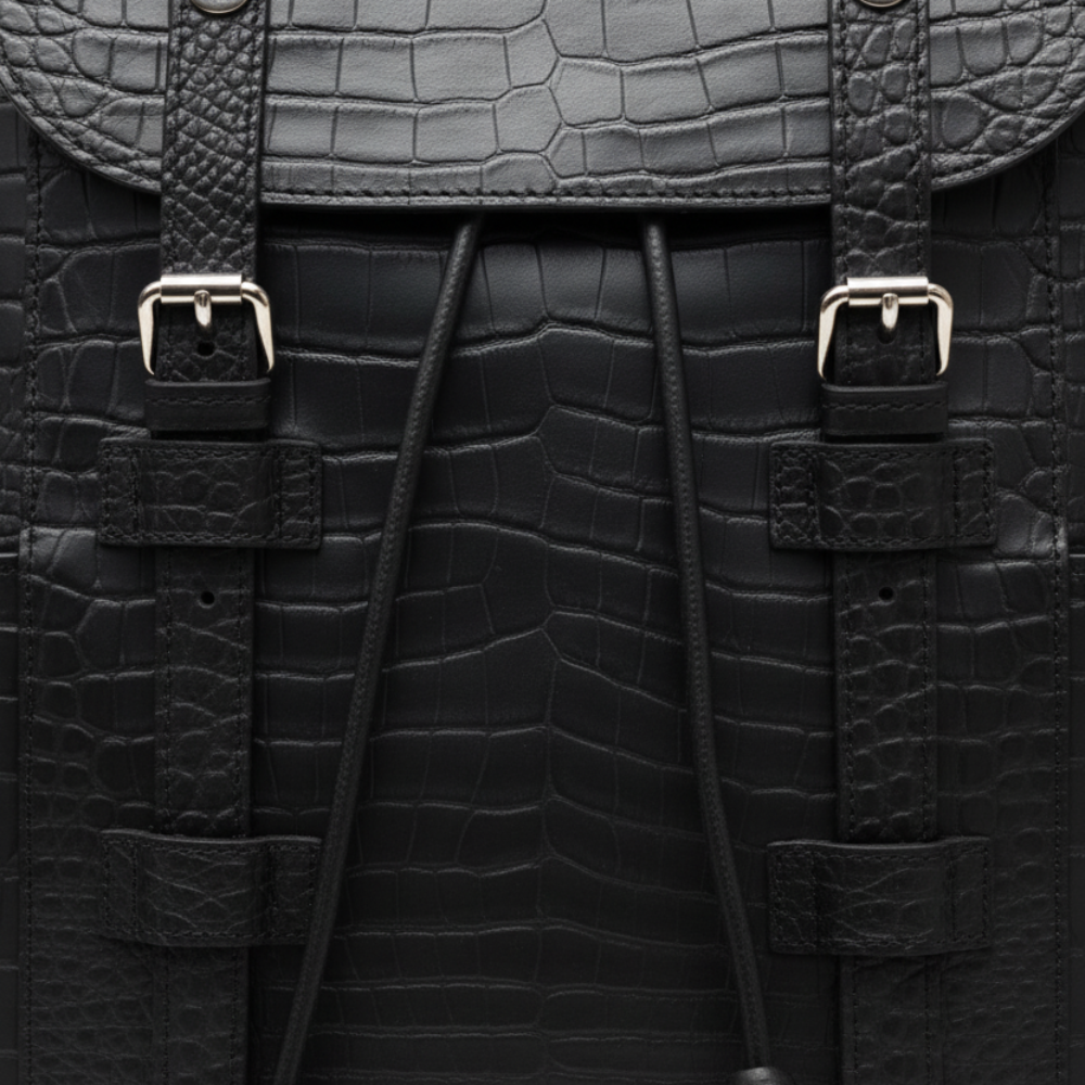 Italian Alligator Leather Casual Impeccable Backpack