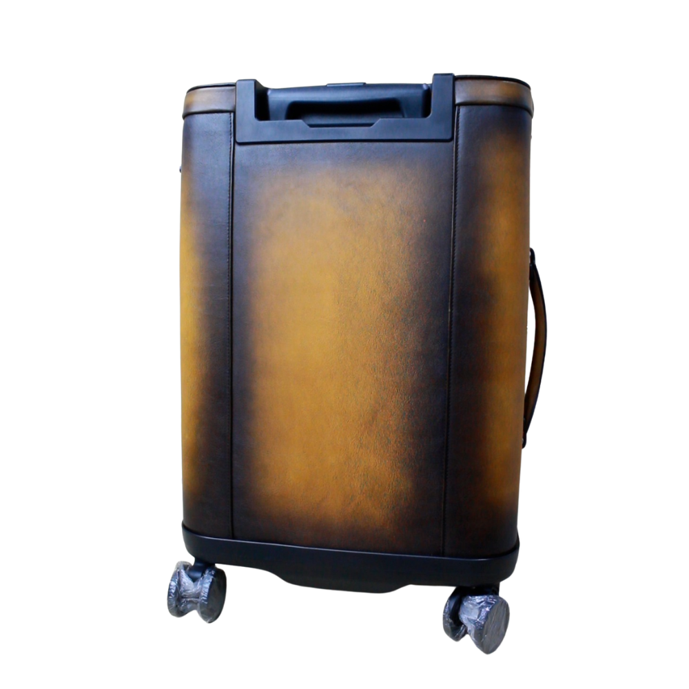 Italian Aurex Luxury Leather Cabin Trolley