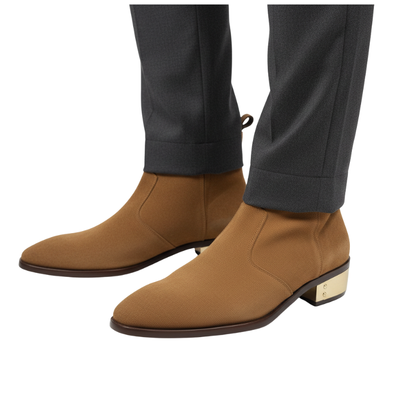 Italian Crafted Suede Ludhovic Chelsea Boots