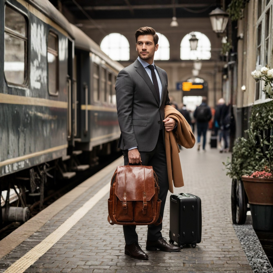 Italian Heritage Leather Classic Utility Backpack