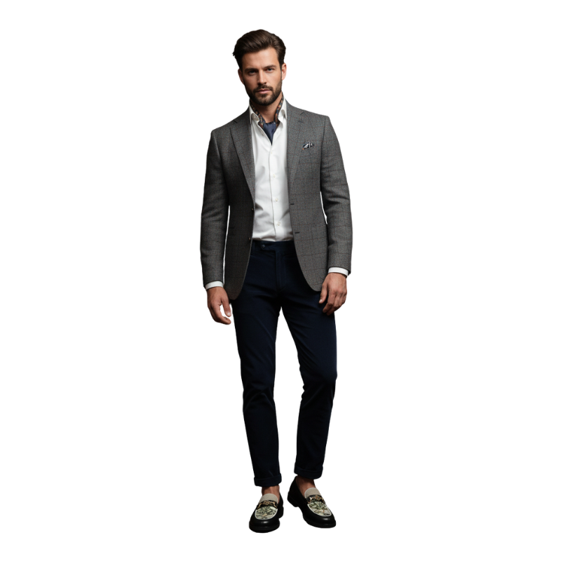 Italian Luxury Embroidered Bit Loafers