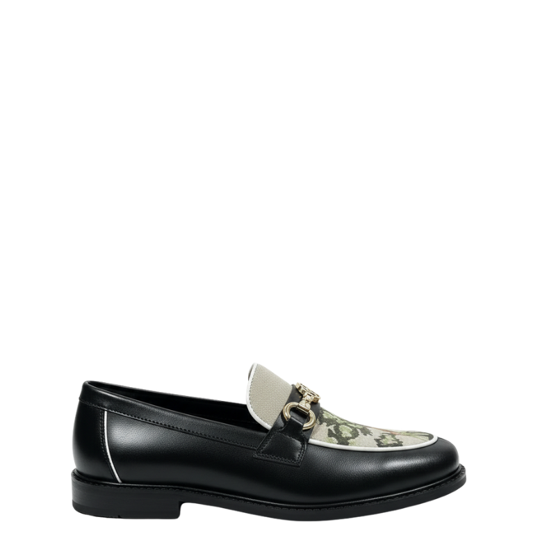 Italian Luxury Embroidered Bit Loafers