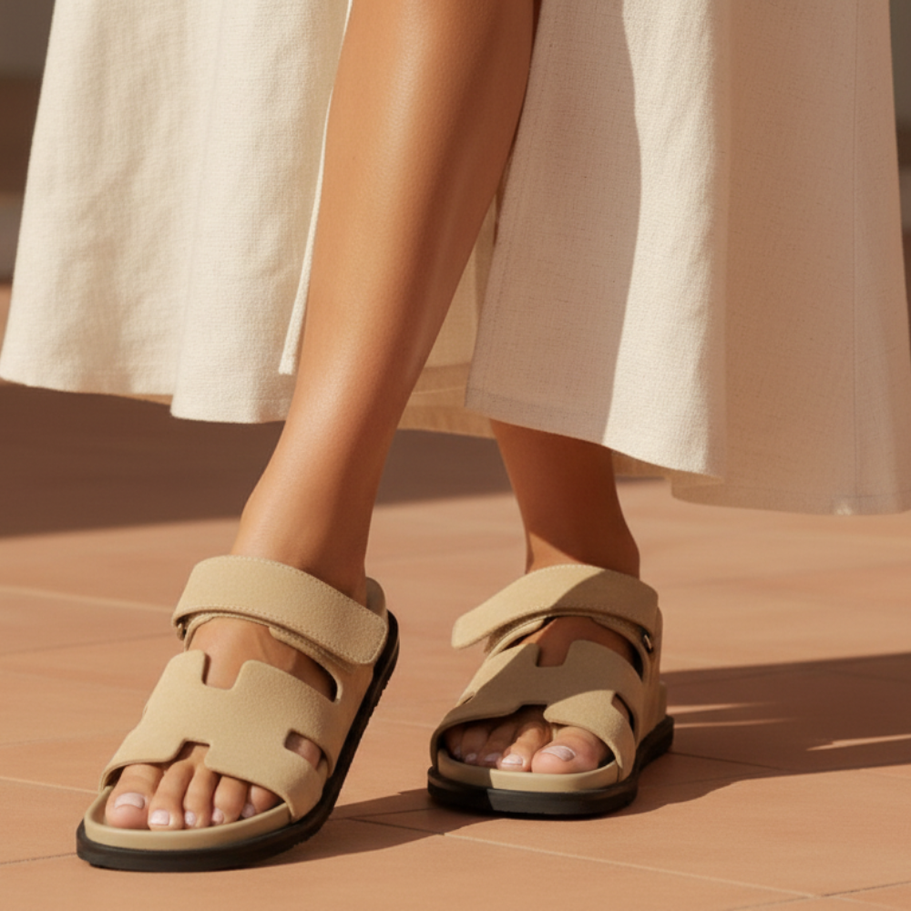 Italian Luxury Suede Sandals for Women