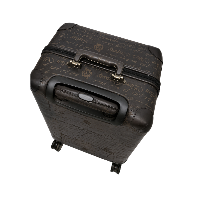 Italian Majestic Embossed Heritage Luxe Trolley Case