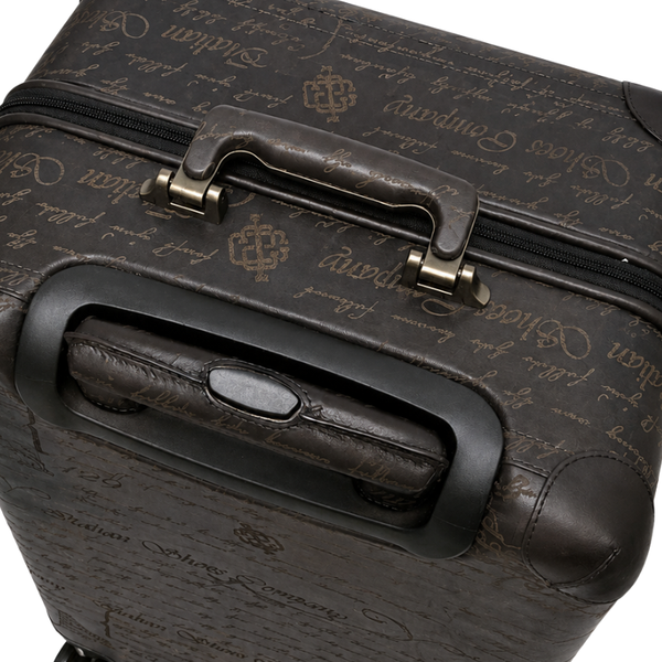 Italian Majestic Embossed Heritage Luxe Trolley Case