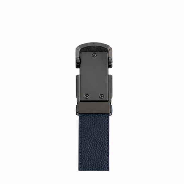 Italian Pebble Grain Automatic Leather Belt