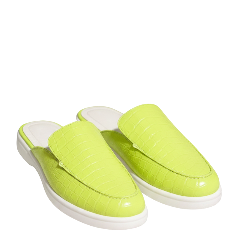 Italian Royal Elegant Croc Leather Mule