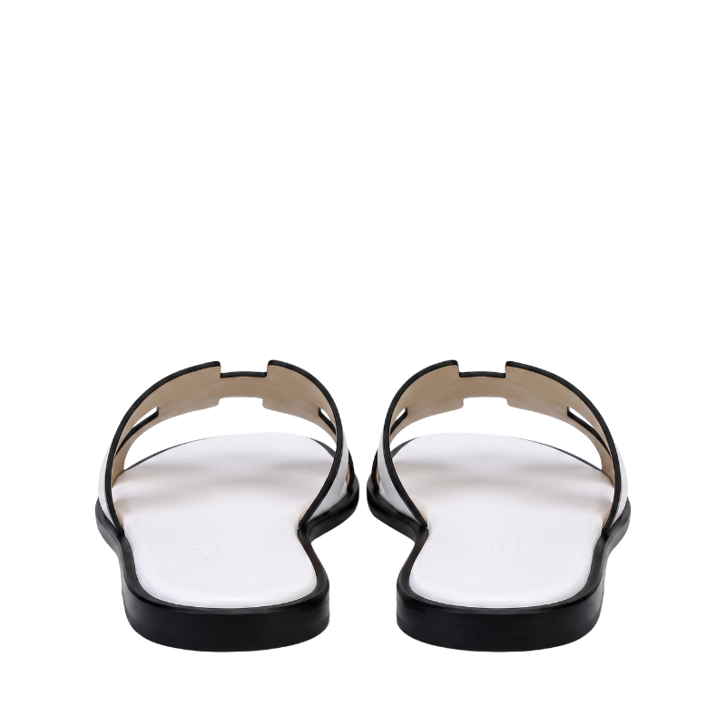 Italian Trim H Cut Leather Luxe Slipper