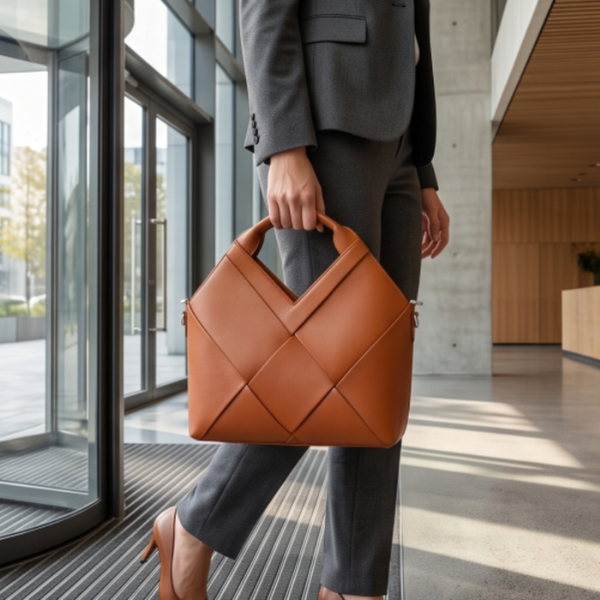 Italian Artisan Leather Luxury Woven Style Handbag