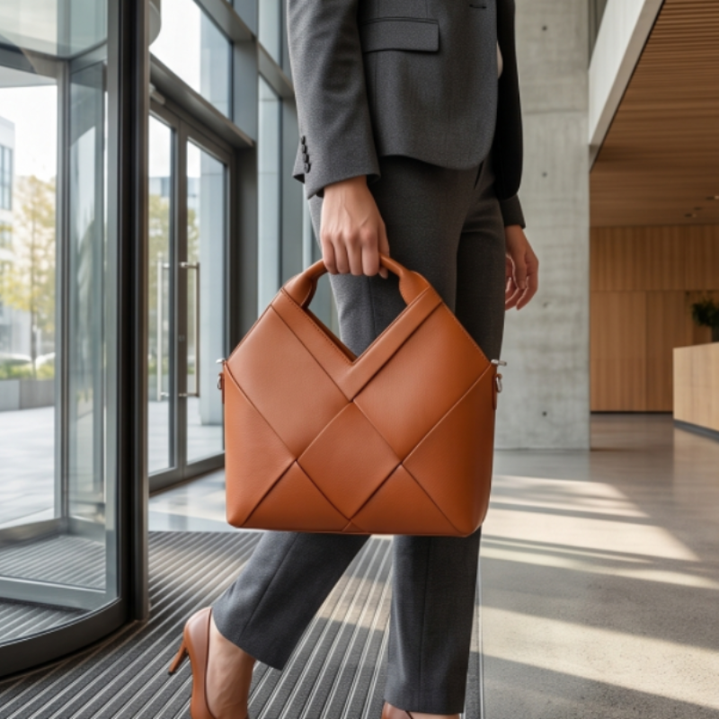 Italian Artisan Leather Luxury Woven Style Handbag