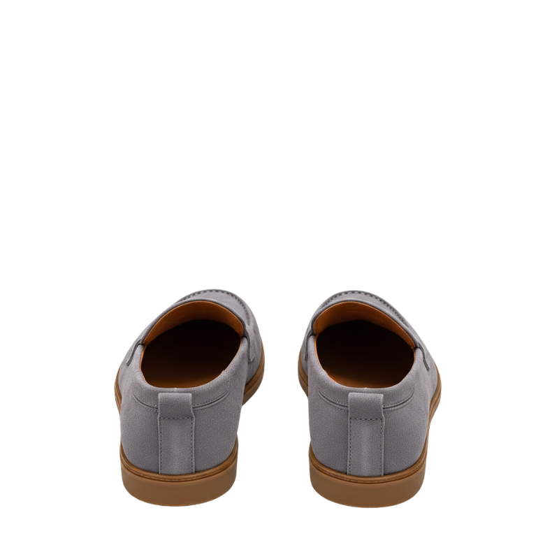 Italian Craft Elegance in Suede Loafer