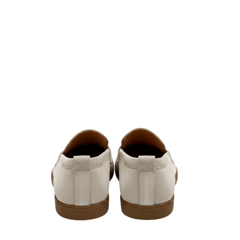 Italian Craft Elegance in Suede Loafer