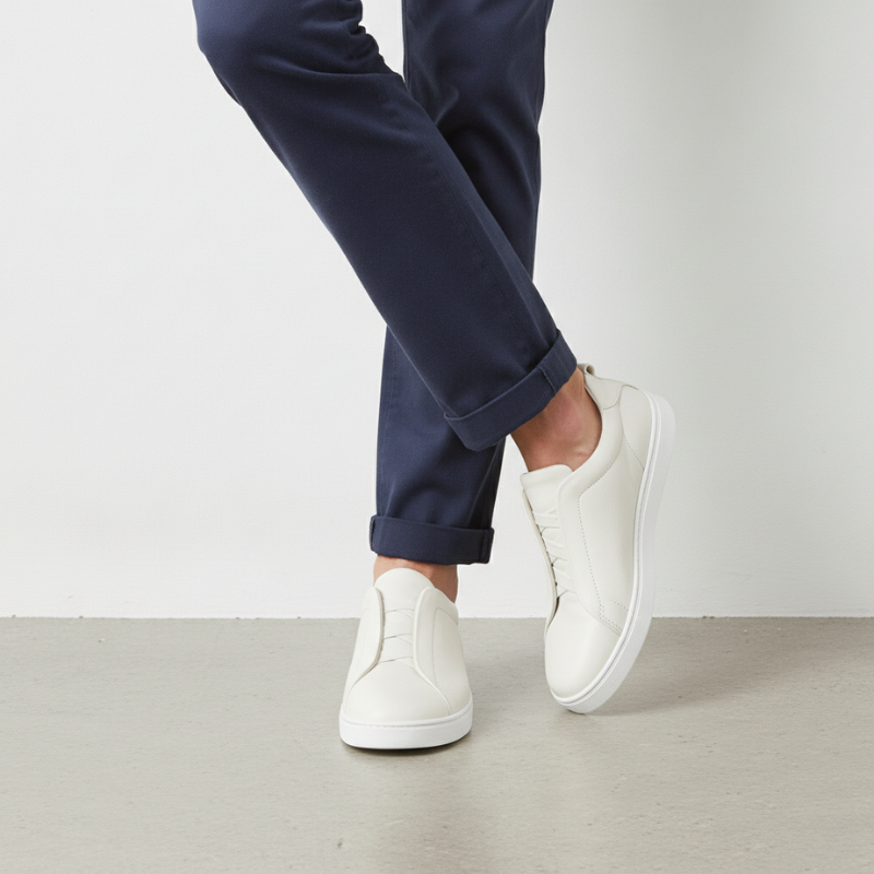 Italian Craft Luxe Triple Stitch Sneaker