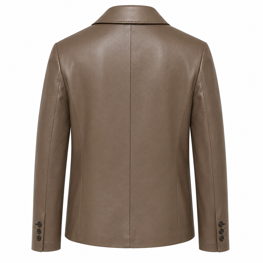 Italian Craft Luxury Leather Blazer