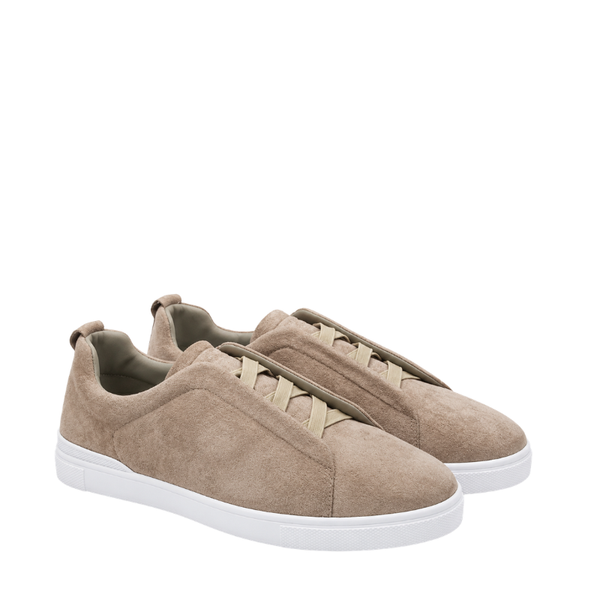 Italian Craft Luxury Suede Triple Stitch Comfort Sneaker
