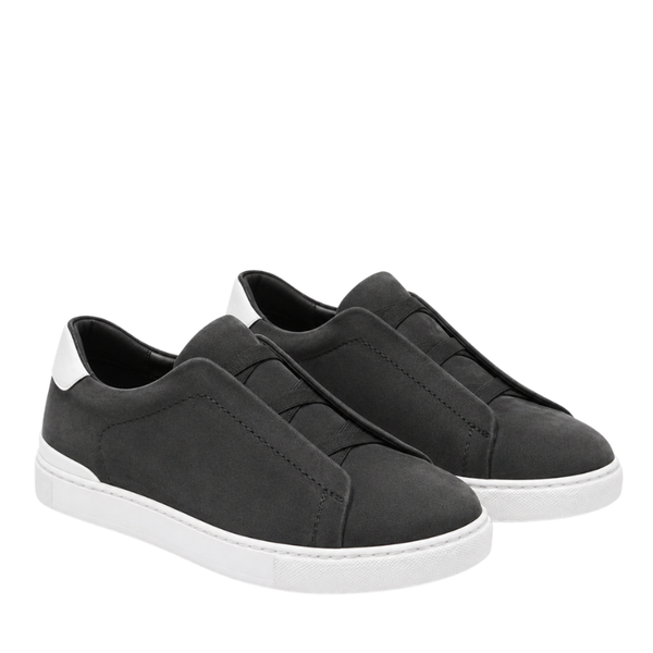 Italian Craft Smooth Finish Slip-on Prime Suede Triple Stitch Sneakers