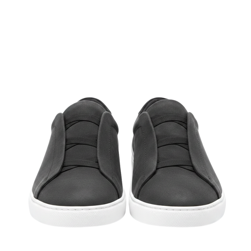 Italian Craft Smooth Finish Slip-on Prime Suede Triple Stitch Sneakers