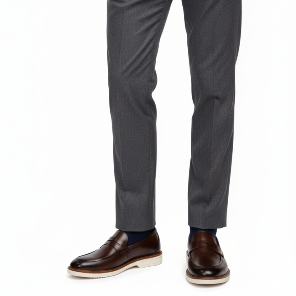 Italian Crest Glide Penny Loafers