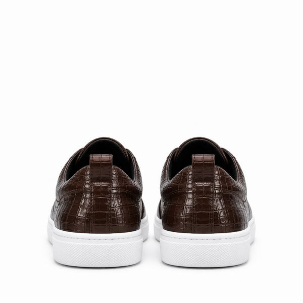 Italian Croco Luxe Slip-On Triple Stitch Sneakers