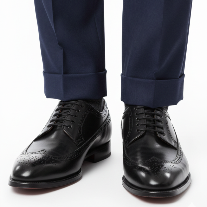 Italian LEATHER WINGTIP FORMAL SHOES