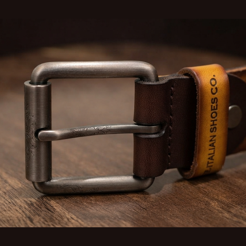 Italian Legacy Embodied Leather Craft Belt