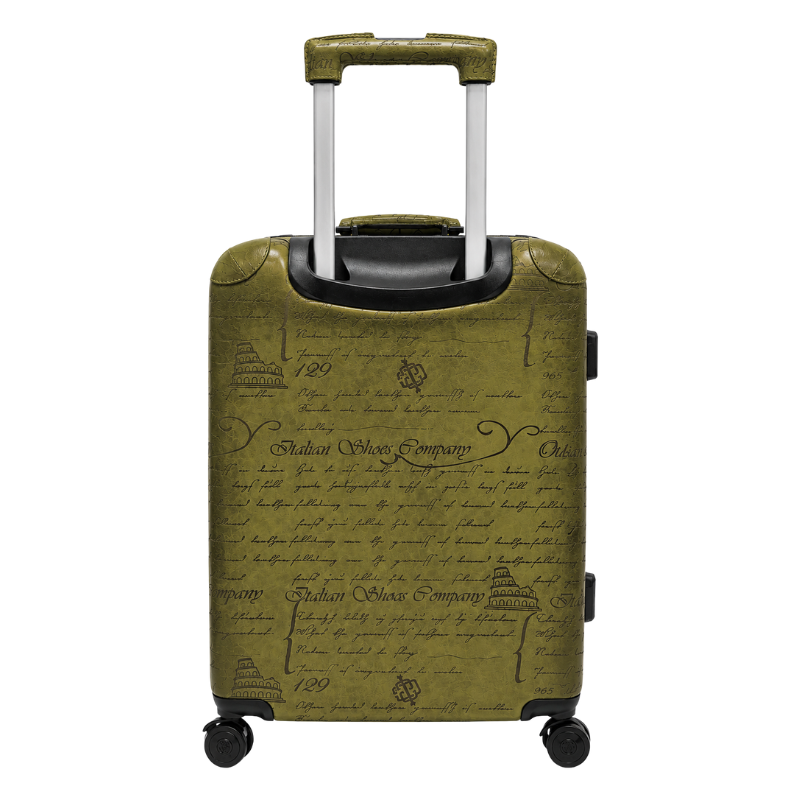Italian Majestic Embossed Heritage Luxe Trolley Case