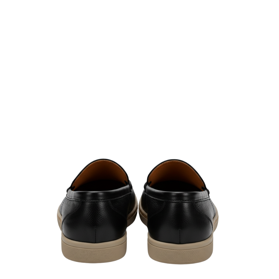 Pebble Leather Luxe Italian Slip-On Loafers