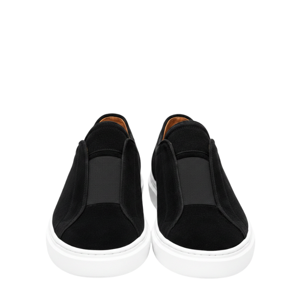Italian Suede Masterpiece Elastic Stitch Sneakers