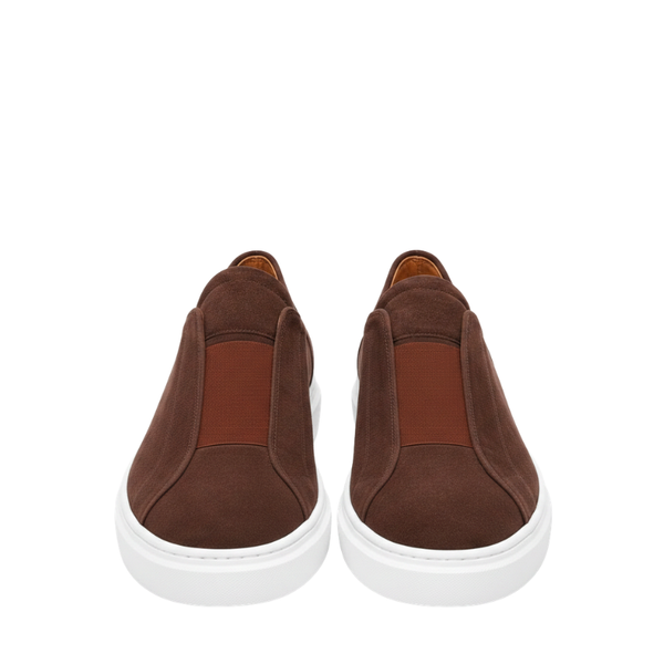 Italian Suede Masterpiece Elastic Stitch Sneakers