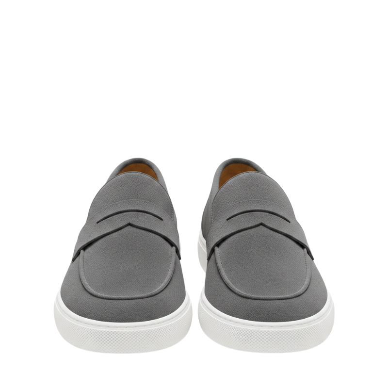 Italian Suede Sophistication Casual Penny Loafers