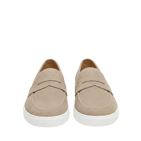 Italian Suede Sophistication Casual Penny Loafers