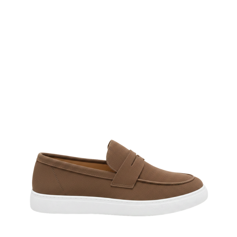 Italian Suede Sophistication Casual Penny Loafers