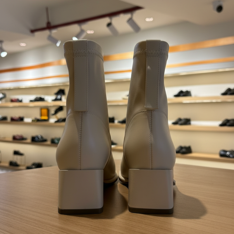 Luxe Block Heel Ankle Boots