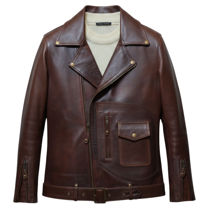 Men's Aurelian Leather Moto Jacket