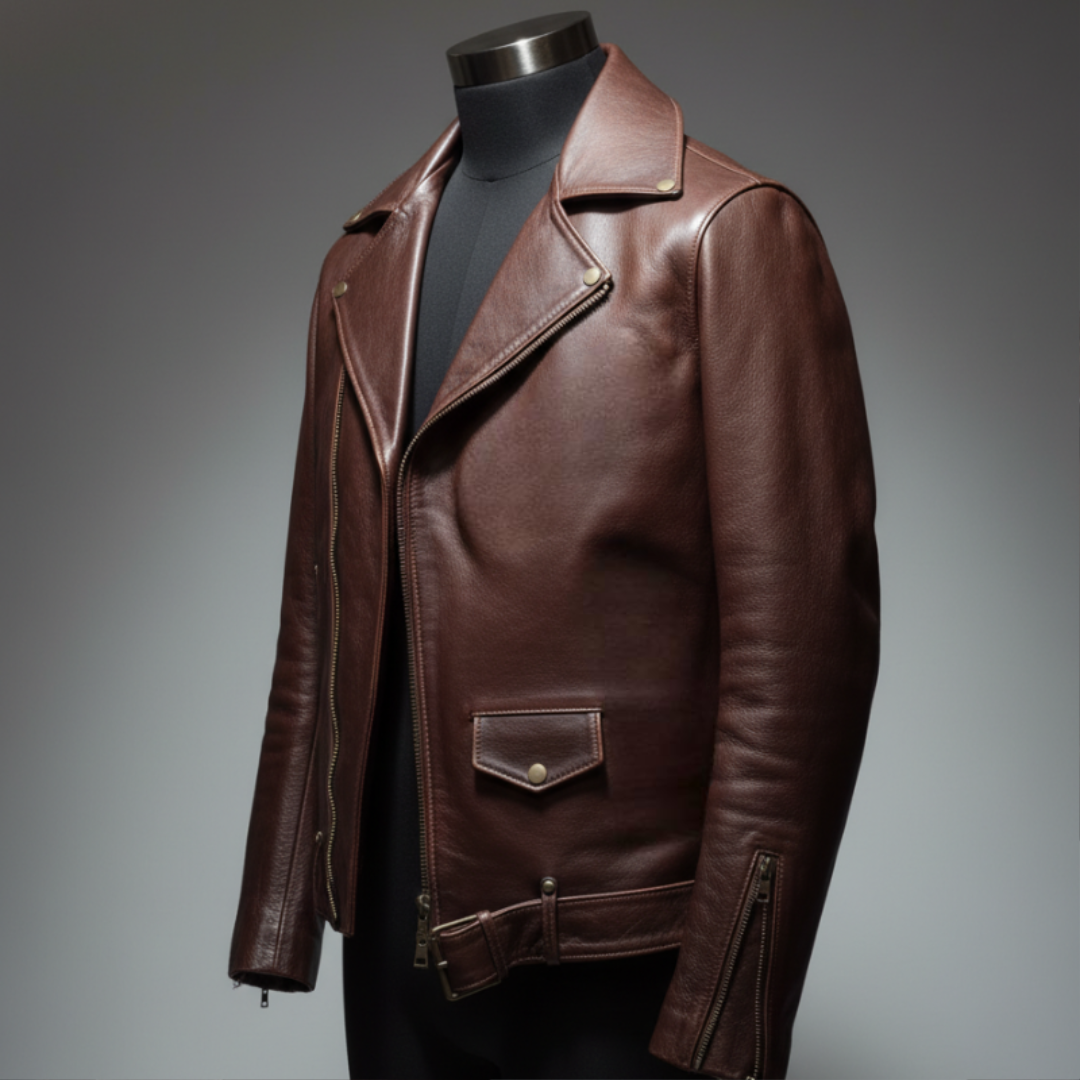 Men's Aurelian Leather Moto Jacket