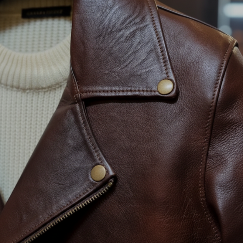 Men's Aurelian Leather Moto Jacket