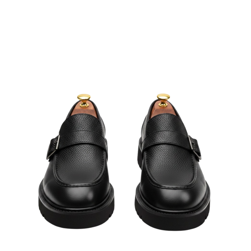 James Classic Monk Loafers with Rugged Sole