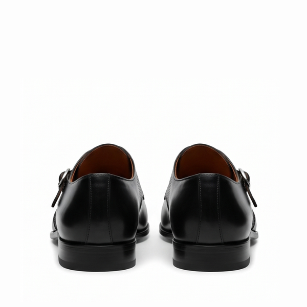 Javier Double Buckle Monkstrap Shoes