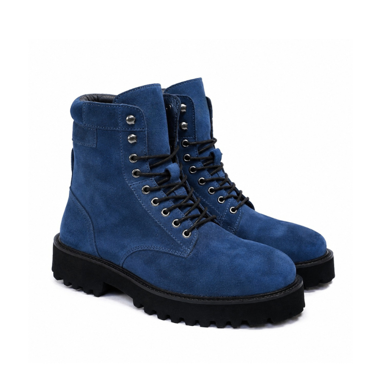 Kingsley Suede Combat Boots