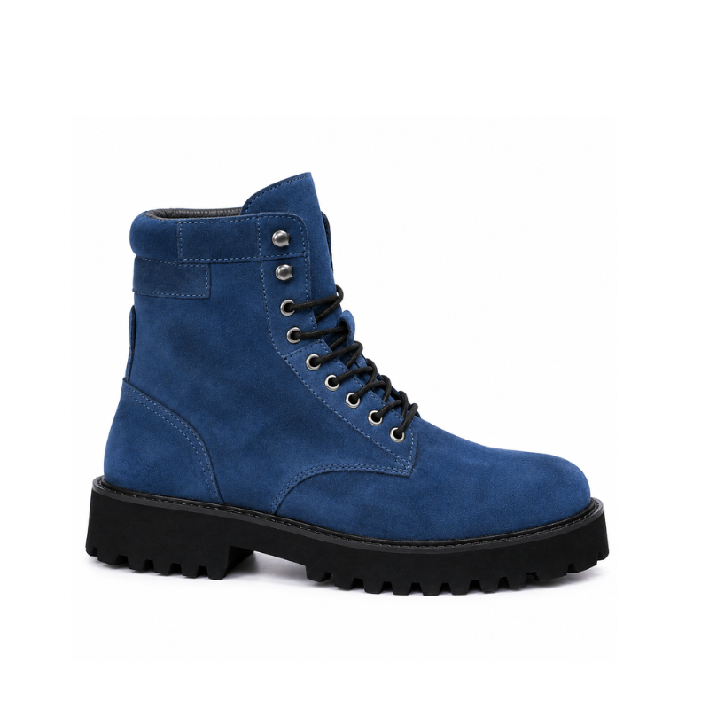 Kingsley Suede Combat Boots
