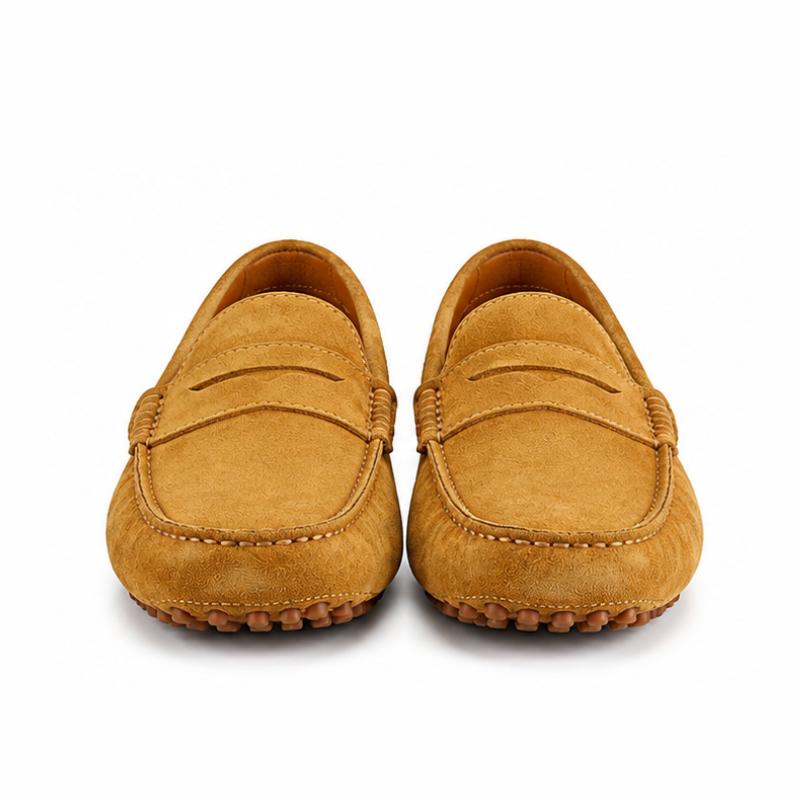 Lined Loafer in Suede