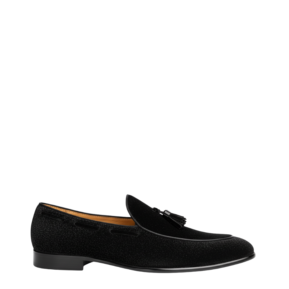 Luxe Italian Velvet Tassel Loafers