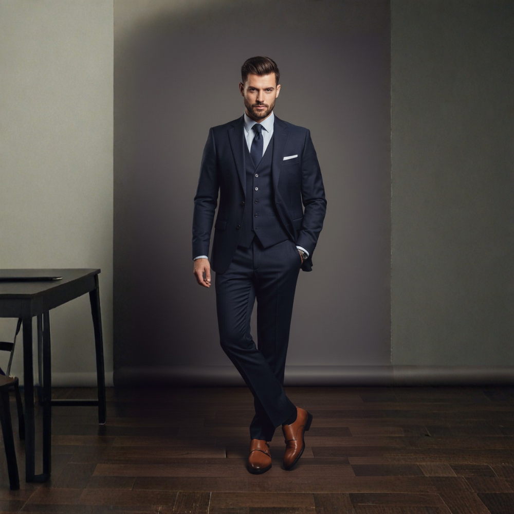 Luxury-style Double Monk Strap Shoes