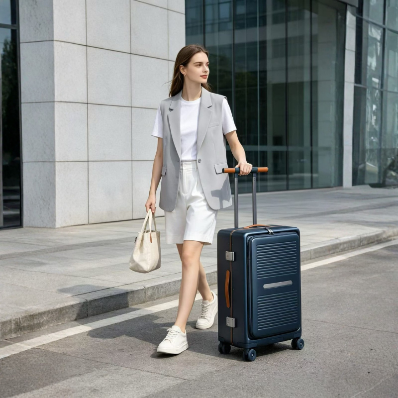 Luxury Aluminium Cabin Hard-Shell Trolley